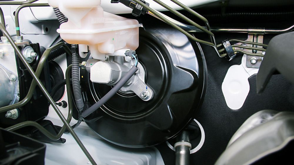 A Close Up Of a Brake System in A Car — Currajong Brake Parts Pty Ltd In Currajong, QLD