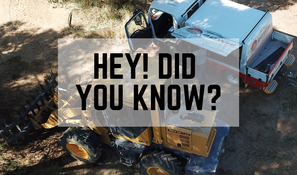 Hey, Did you know? Bowie Hydraulic Blog Posts