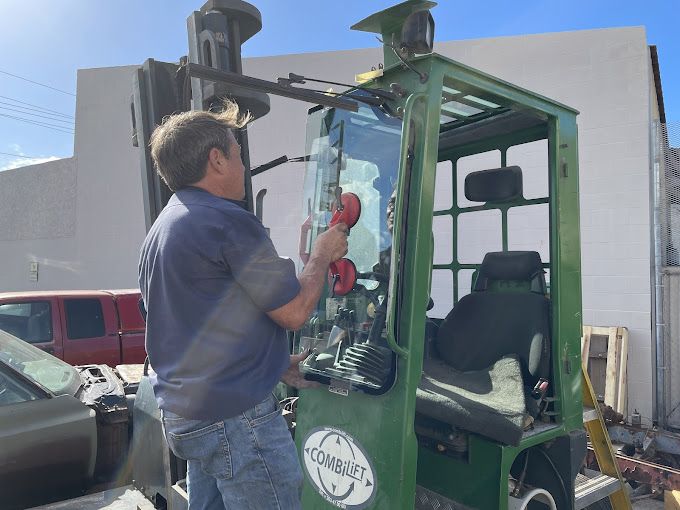 Heavy Equipment Glass Repairs — Waipahu, HI — Leeward Auto Glass Heavy Equipment Glass Repairs — Waipahu, HI — Leeward Auto Glass
