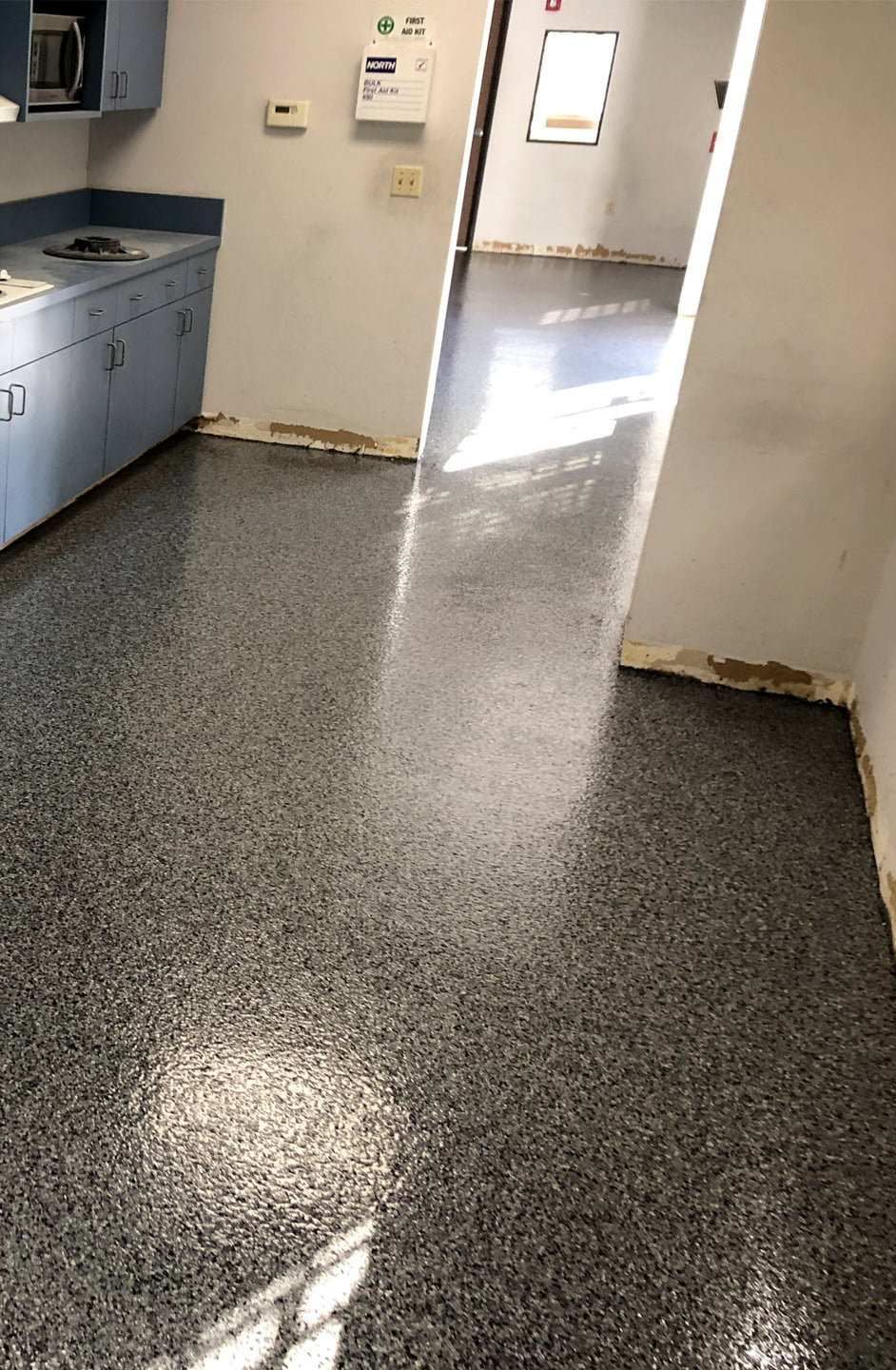 before concrete coating