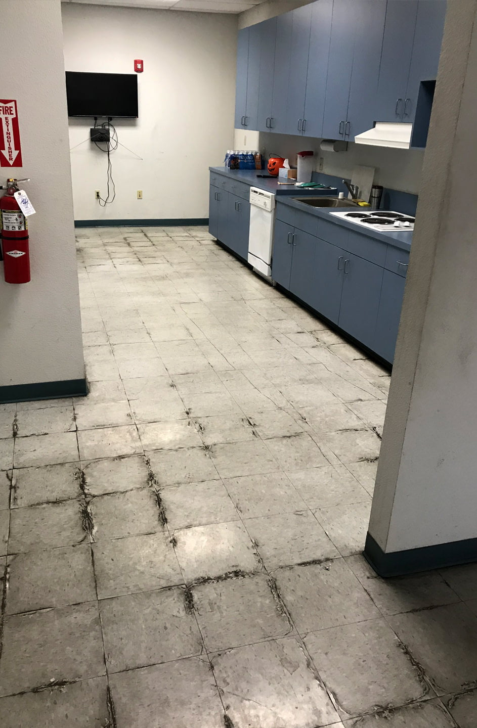 before concrete coating
