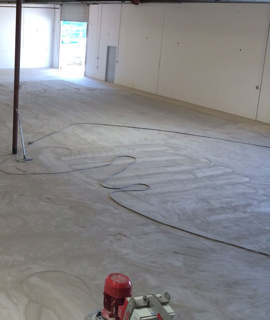before concrete coating