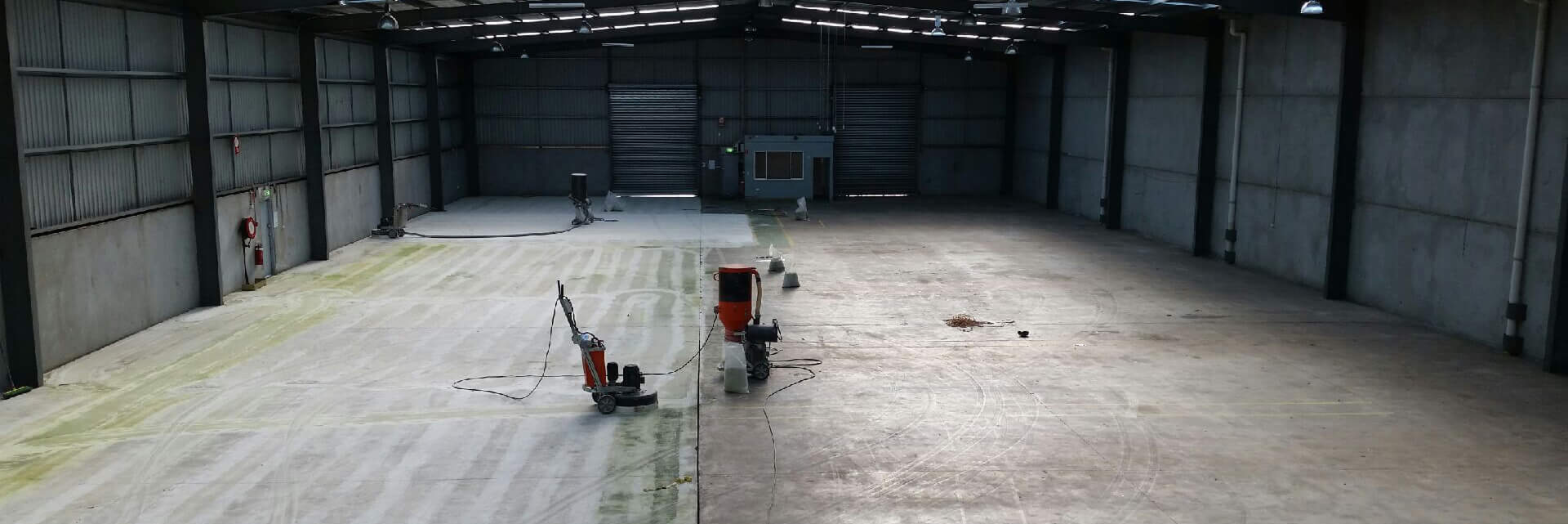 before concrete coating