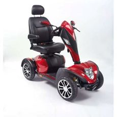 Drive Devilbiss Cobra mobility scooter in red.