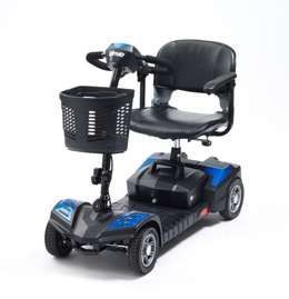 Drive Scout mobility scooter in blue.