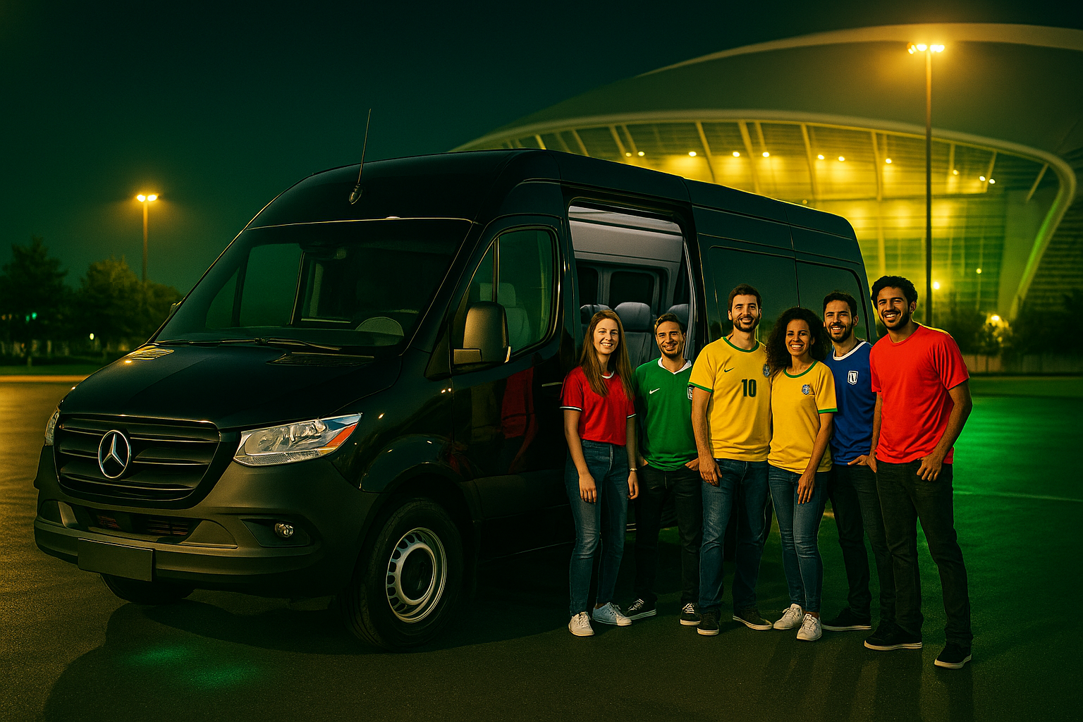 onyx black car service fifa dallas transportation fleet photo