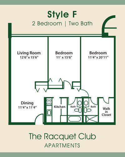 2 Bedroom | 2 Bath