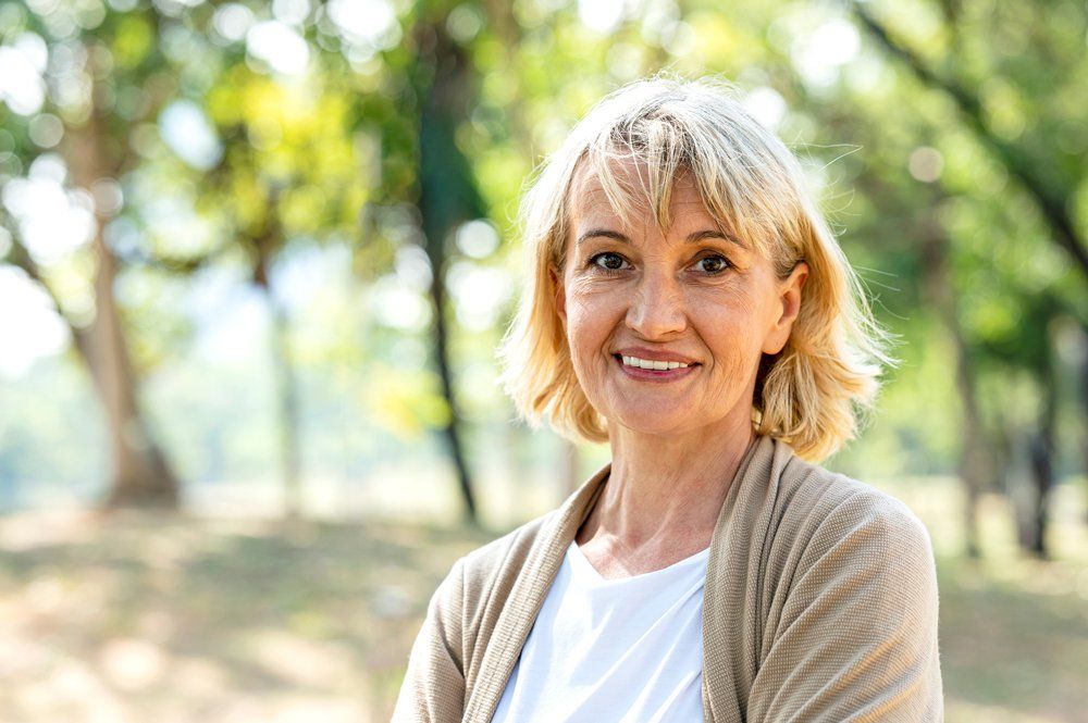 Smiling Elderly Woman — Riverdale, GA — Tara Gynecology Smiling Elderly Woman — Riverdale, GA — Tara Gynecology