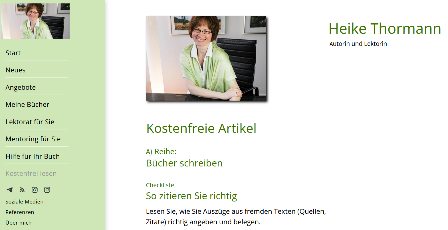 Heike Thormann - Kostenfreie Artikel