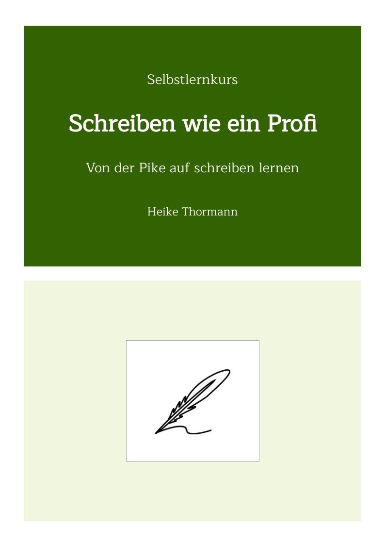 Selbstlernkurs: Schreiben wie ein Profi. Von der Pike auf schreiben lernen. Selbstlernkurs: Schreiben wie ein Profi. Von der Pike auf schreiben lernen.