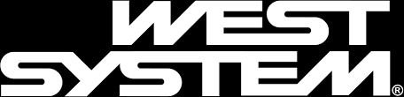 Le logo du système ouest est blanc sur fond noir