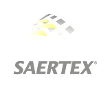 Un logo pour une entreprise appelée saertex sur fond blanc.