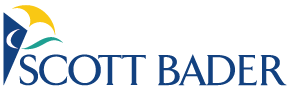 Le logo de Scott Bader a un voilier dessus