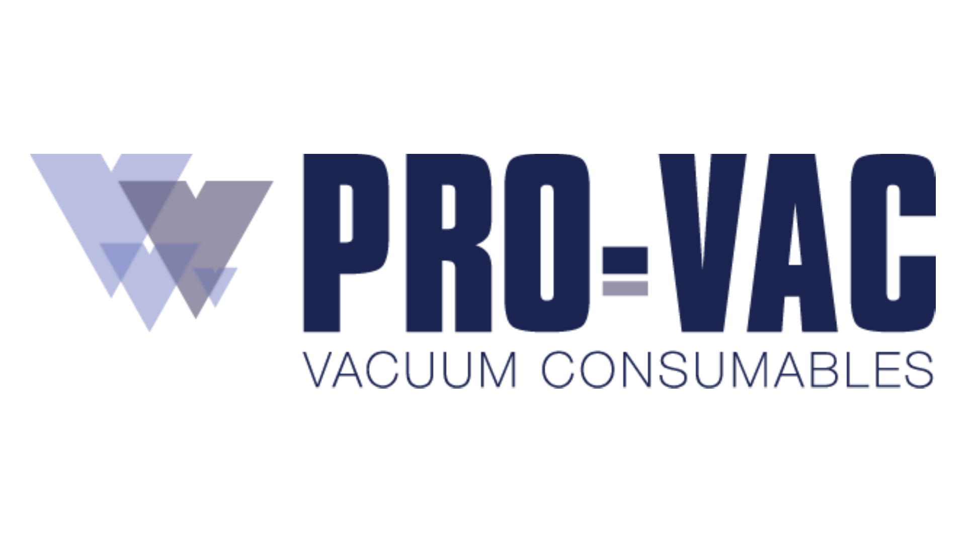 Le logo des consommables sous vide pro-vac est bleu et violet.
