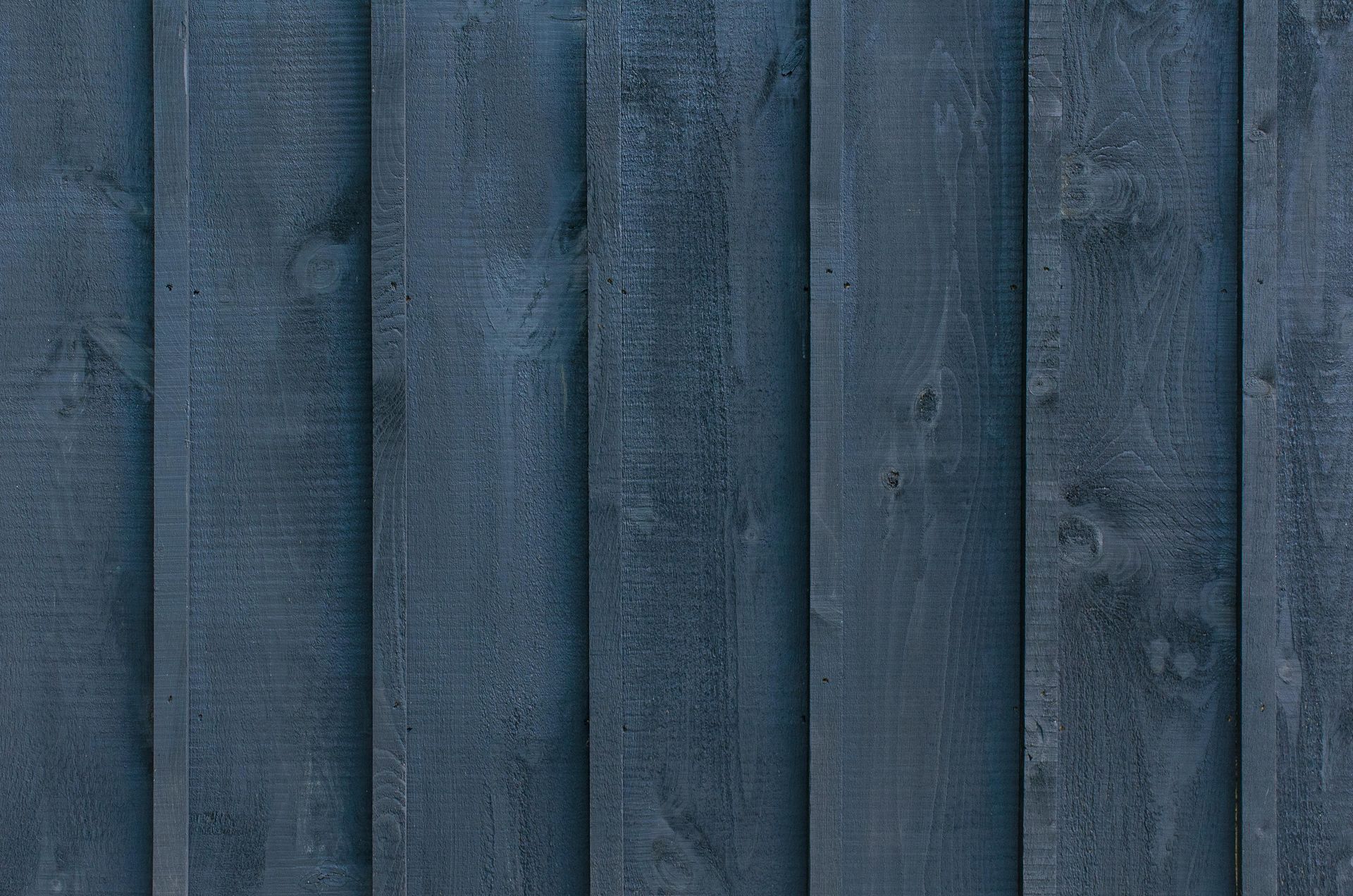 Garden fencing with a lovely steel-blue paint