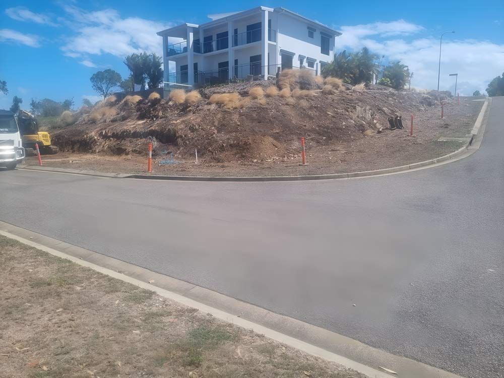 Constructing The Retaining Wall At The White House — Austen Landscaping & Earthmoving in Ingham, QLD