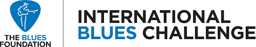 The Blues Foundation logo and “International Blues Challenge” text in blue and black.