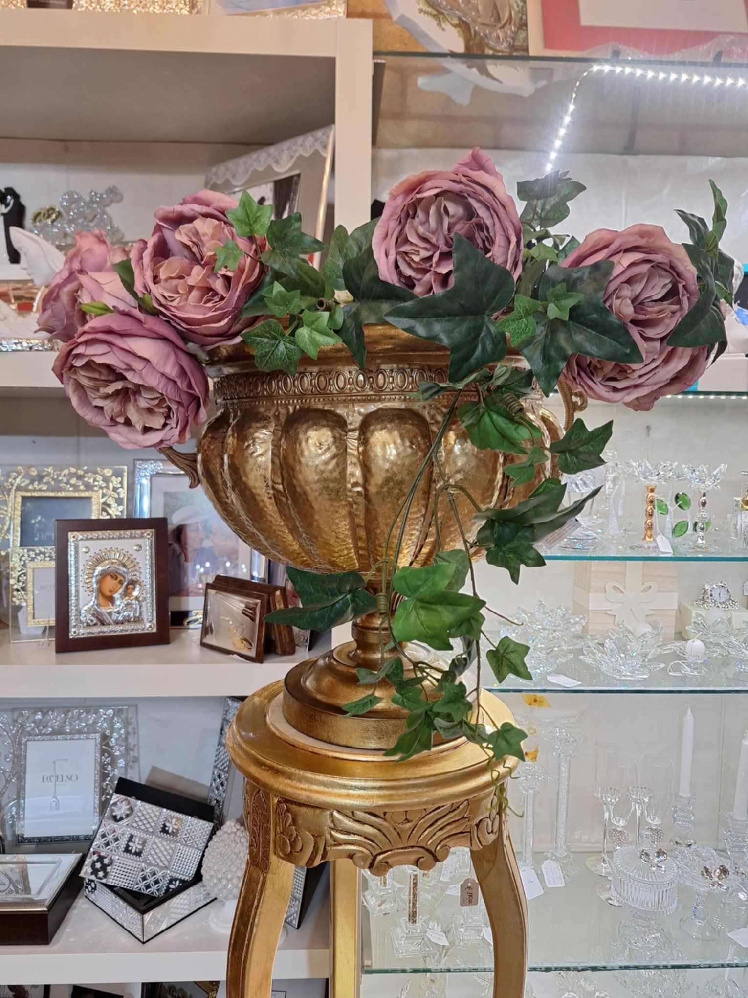 vaso in oro