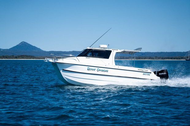White Boat — Lawnton, QLD — Action Auto Sliders