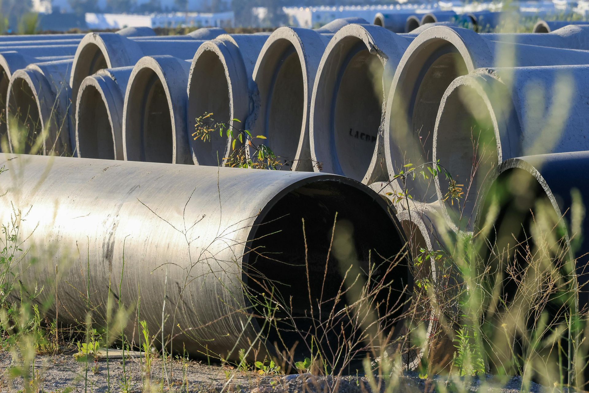 commercial sewer pipe replacement project
