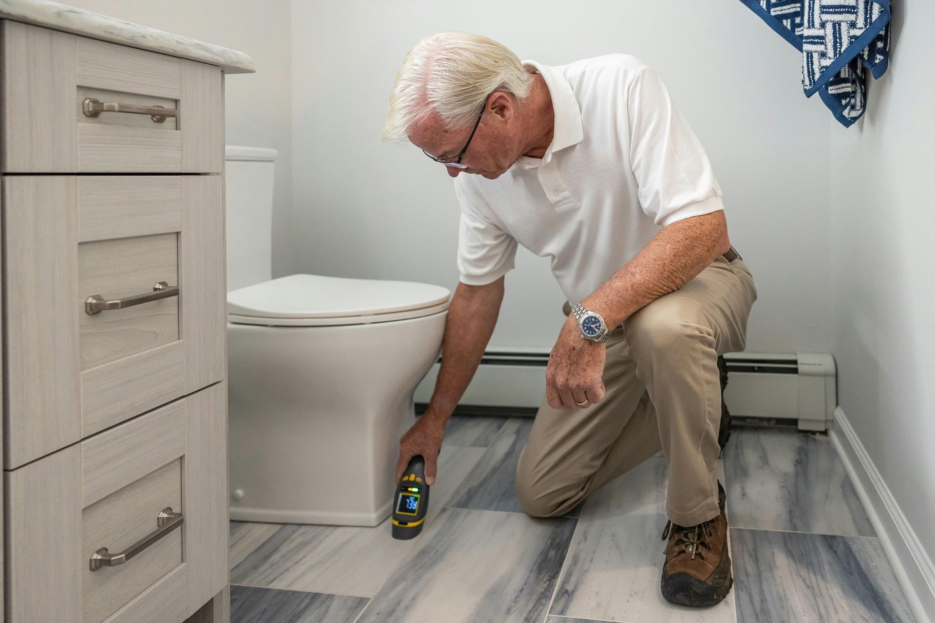 Emergency sewer line inspection and repair