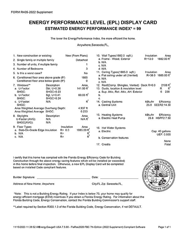 Florida Building Code, Energy Conservation, 8th Edition (2023) What is