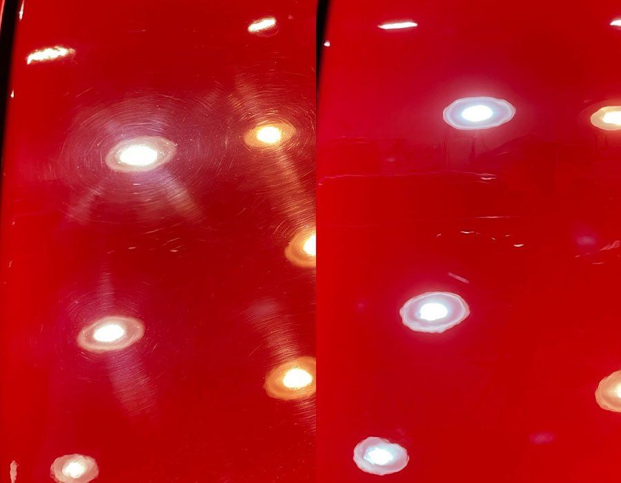 Paint correction before and after