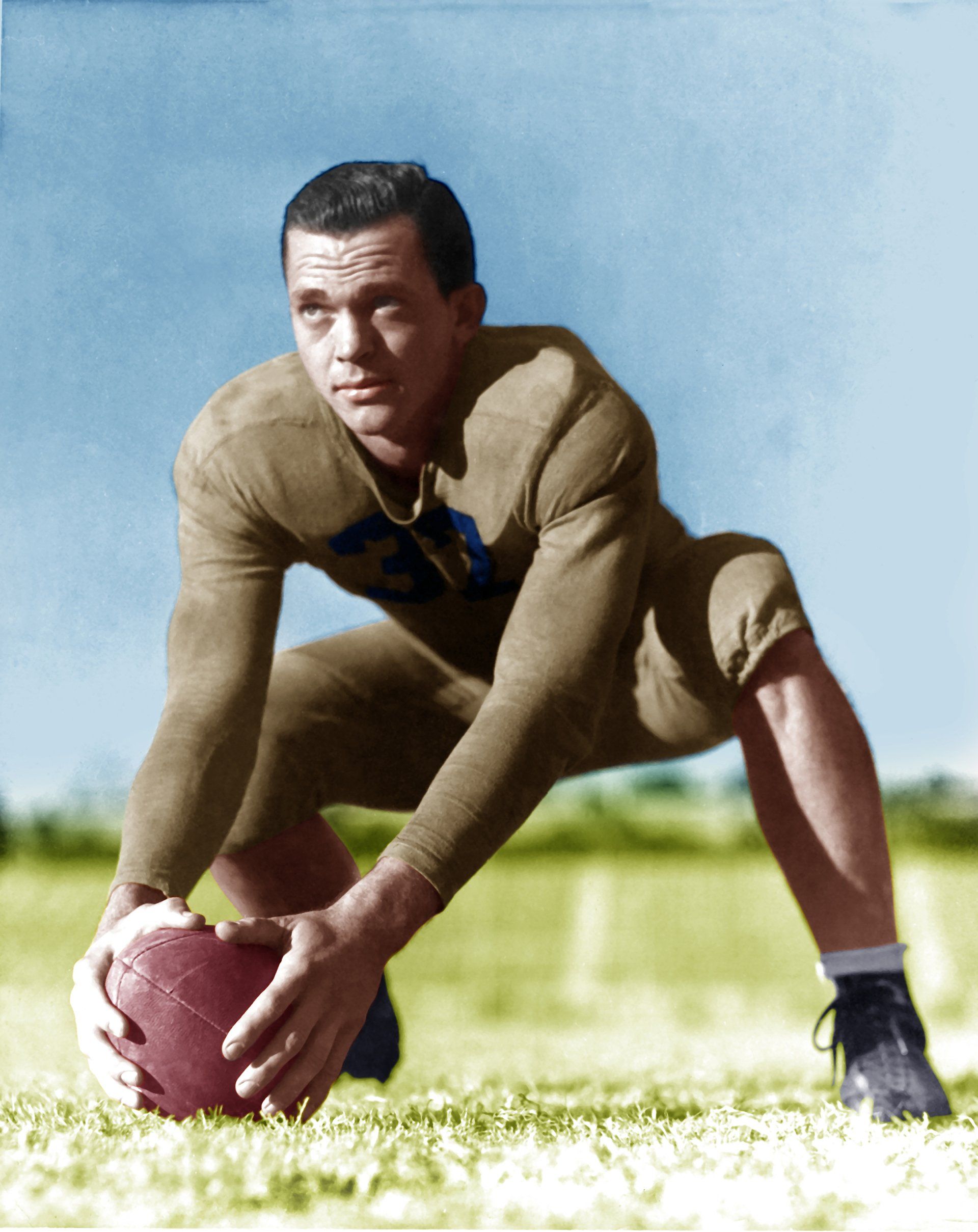 A football player with the number 31 on his jersey