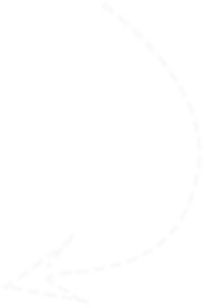 A dashed white arrow curving downward and to the left on a dark background.