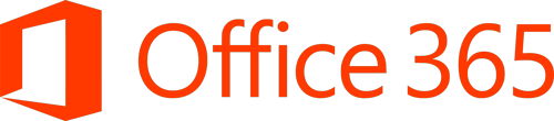 The orange Microsoft Office 365 logo featuring a stylized square icon next to the text.