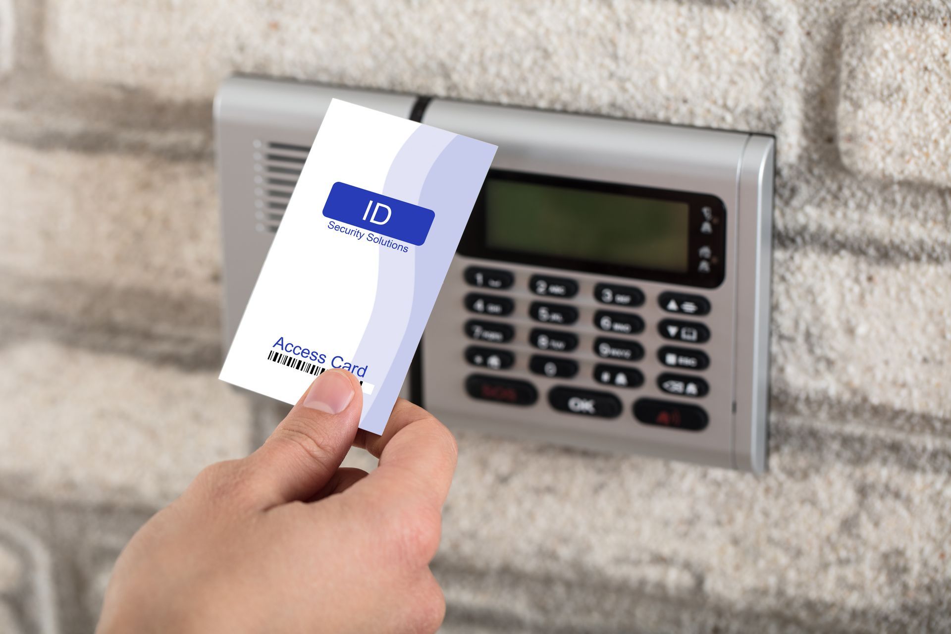 Electronic key card door access control system for secure and convenient property access control.