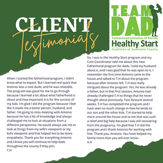 Client testimonials