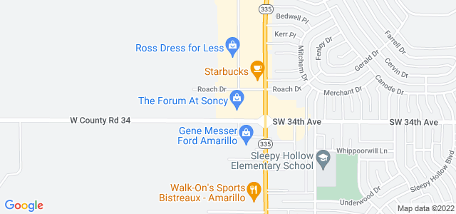 Map of business location