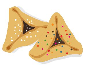 Two cookies with chocolate and sprinkles on them on a white background.