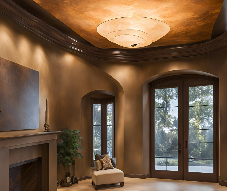 venetian plaster ceiling