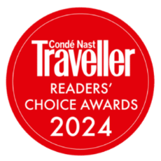 A red circular seal with white text: