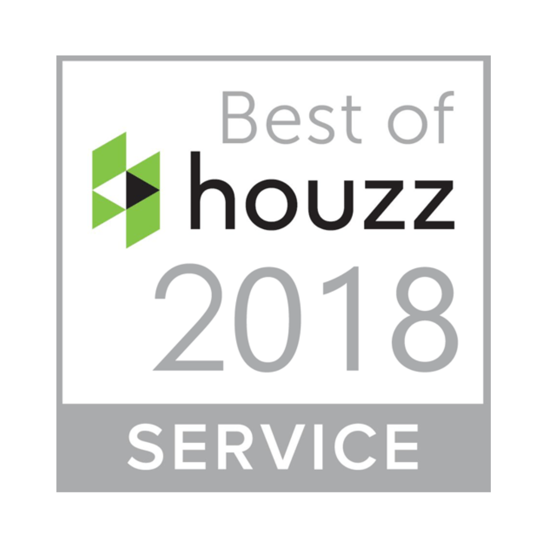 Best of Houzz 2018 Service award badge, won by WS Design and Build