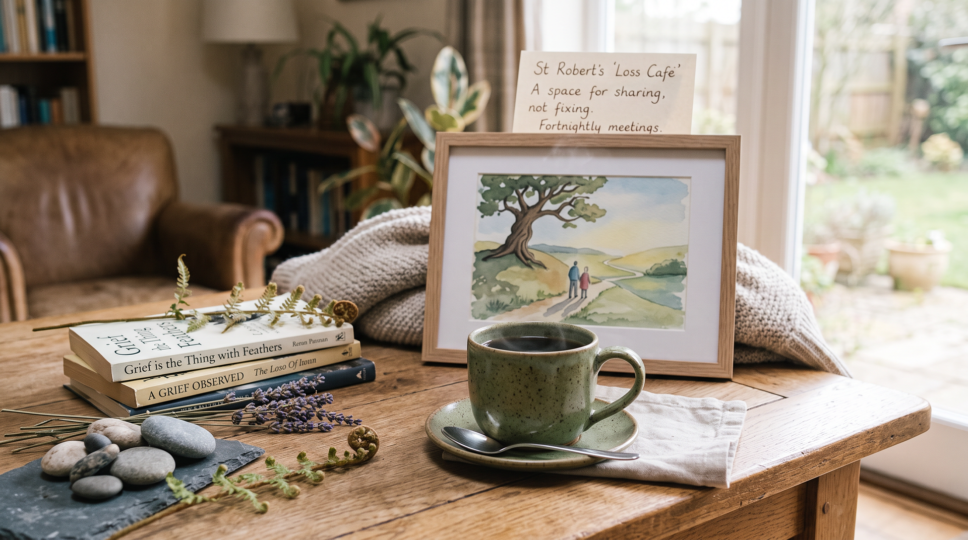 Grief is a heavy burden to carry alone. This is a relaxed, welcoming drop-in where you can talk abou