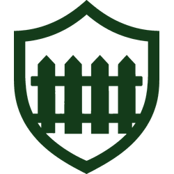 Green shield logo with a white picket fence inside