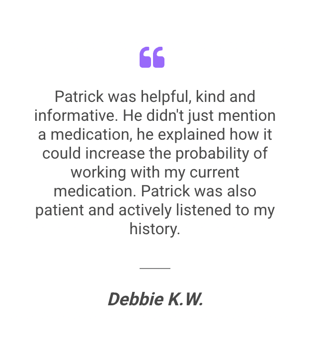 Patrick was helpful , kind and informative.