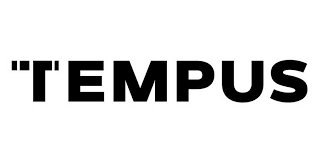 A black and white logo for tempus on a white background.