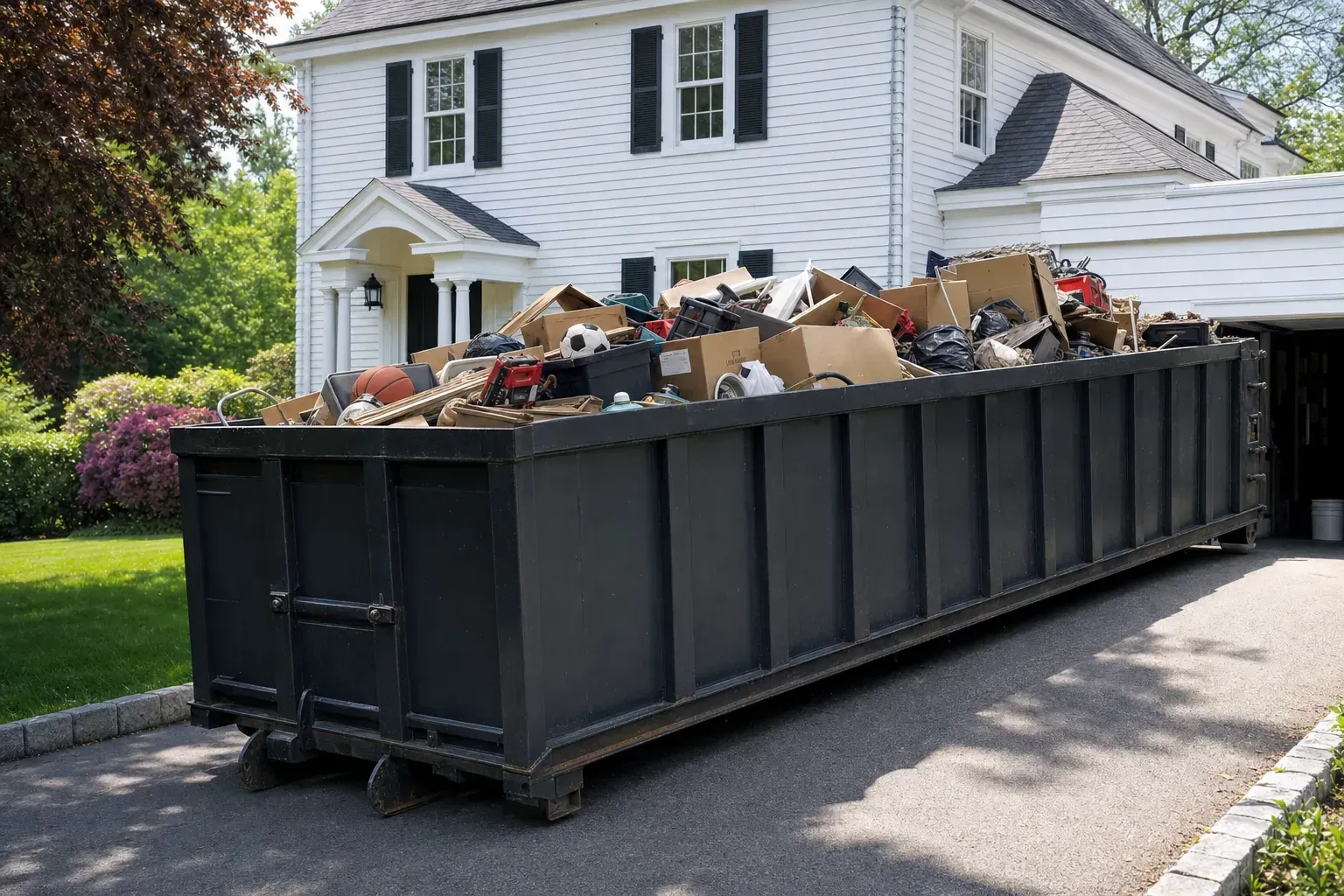 20 yard dumpster garage attic clearout New Rochelle NY
