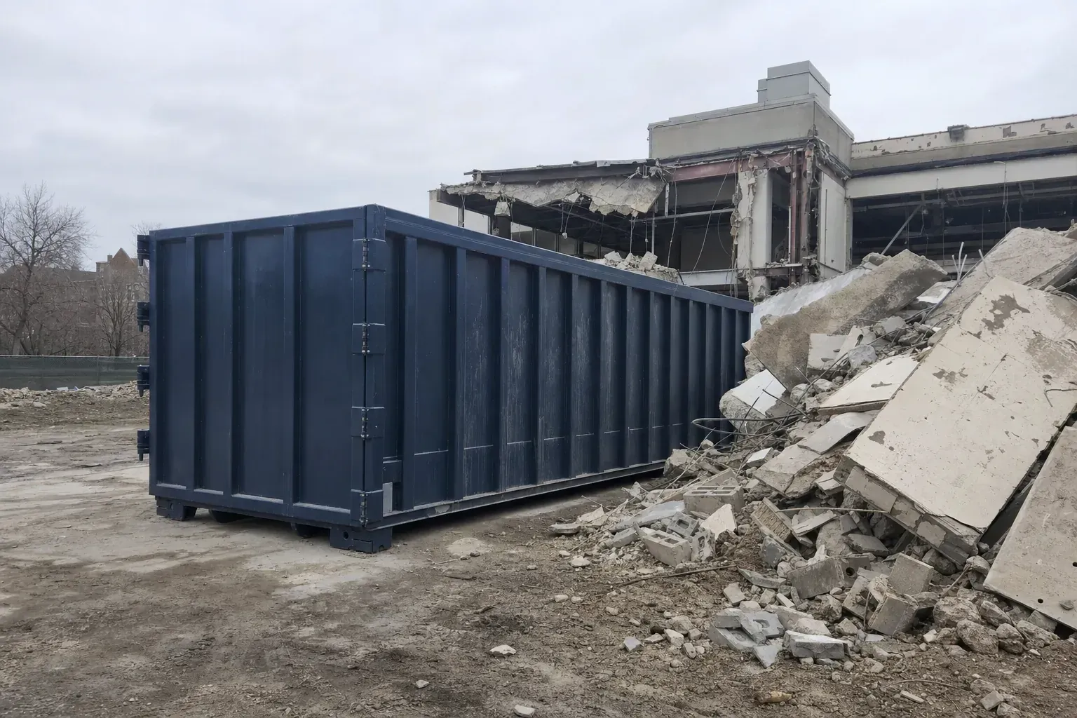 30-40 yard dumpster commercial demolition New Rochelle NY