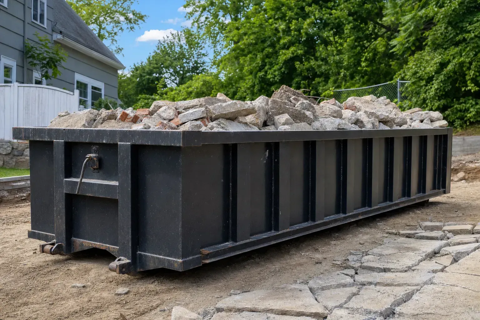 30-40 yard dumpster commercial demolition Cutler Bay FL