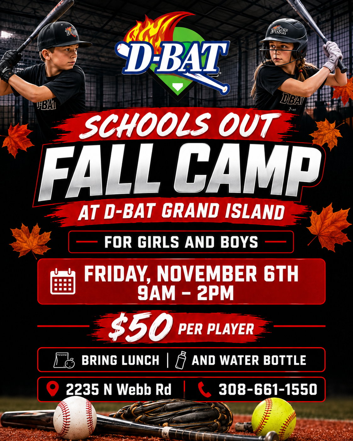 Camp or clinic flyer