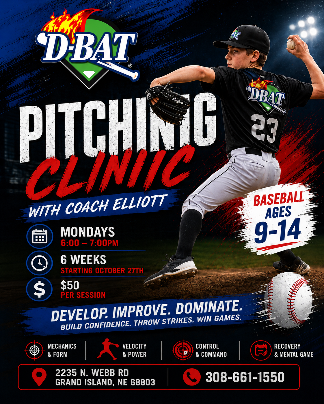 Camp or clinic flyer