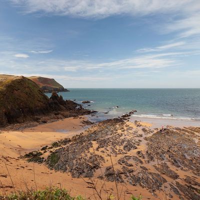 Mouthwell Sand Beachnear Pennymoor Caravan and Camping park, Modbury