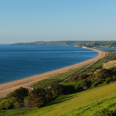 Slapton Sands Beach near Pennymoor Caravan and Camping park, Modbury