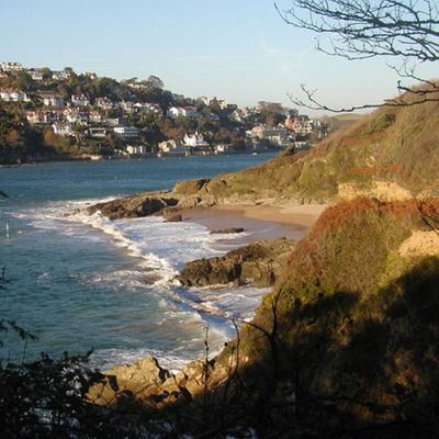 Sunny Cove Beach near Pennymoor Caravan and Camping park, Modbury