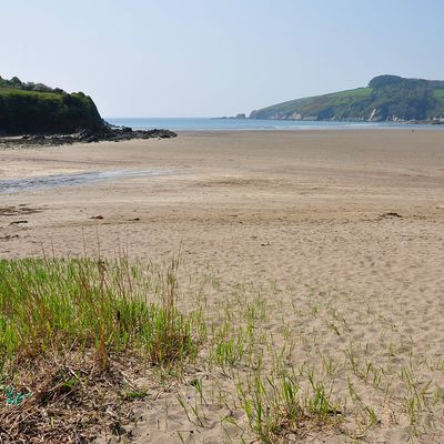 Wonwell Beach near Pennymoor Caravan and Camping park, Modbury